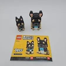 LEGO Brickheadz Pets 40544 FRENCH BULLDOG AND PUPPY  As Pictured