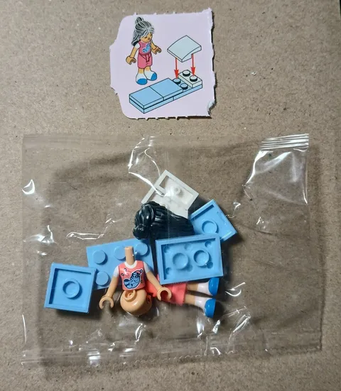 Lego 42668 Friends Advent 2025 Leo With Christmas Raccoon Shirt & Bed Figure Set