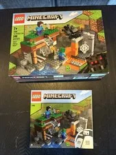 LEGO Minecraft 21166 Box And Instruction Manual Only, Good Condition