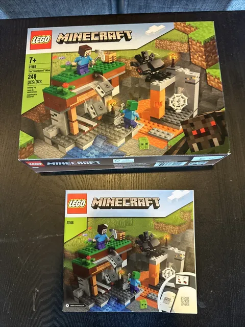 LEGO Minecraft 21166 Box And Instruction Manual Only, Good Condition
