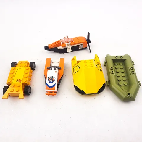 Lego Bricks Vehicles Mixed Lot Specialty pieces Raft Plane Car Replacement Parts