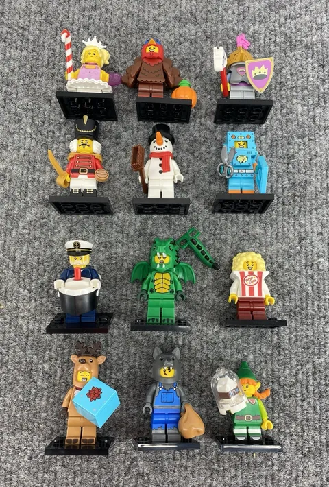 Lego Minifigures Series 23 71034 Complete Set Of 12 Holiday Costumes