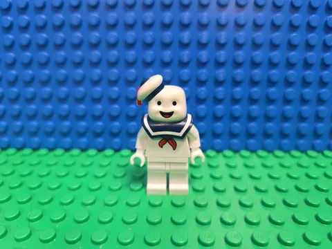Lego Stay Puft Bibendum Chamallow Minifigure dim018 Dimensions 71233 CMF Lot HTF