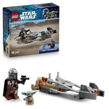 LEGO Star Wars 75436 The Mandalorian & Grogu's Speeder Bike Toy - incl. a Grogu