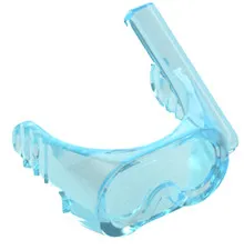 Lego 71027 New DIVER Minifig SCUBA MASK Trans-Light Blue Visor Part 30090 D658