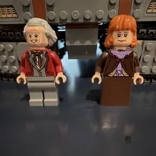 LEGO lot of 2x Harry Potter minifigures Garrick Ollivander and Molley Weasley