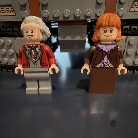 LEGO lot of 2x Harry Potter minifigures Garrick Ollivander and Molley Weasley