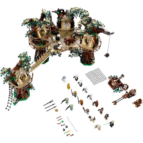 LEGO Star Wars: Ewok Village (10236), Used (Good Condition) with Instructions