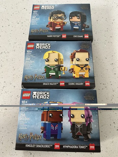LEGO Harry Potter Brickheadz Sets - 40616 40617 40618, New & Sealed