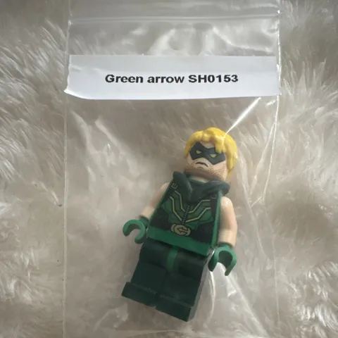 LEGO Green Arrow Minifigure SH0153 Plastic Figure Set Name Green Arrow SH0153