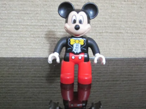 Lego Duplo Figure DISNEY MICKEY MOUSE TUX Bow Tie Jacket Black