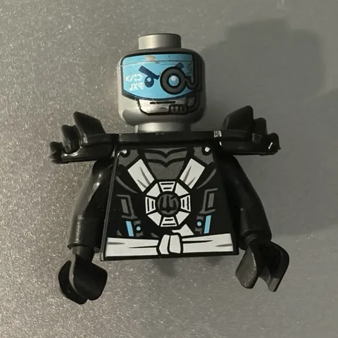 LEGO Ninjago Zane Deepstone Armor Minifigure PARTS ONLY Torso Head Armor njo151