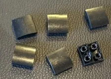 Lego 2x2 Slope Curved Lot 6 Black 15068 Piece 78565 Finishing Tile