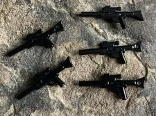 Lot of 5x LEGO Star Wars Long Blaster Scoped Rifle Weapon Minifigure Accessories