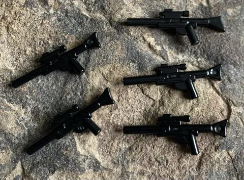 Lot of 5x LEGO Star Wars Long Blaster Scoped Rifle Weapon Minifigure Accessories