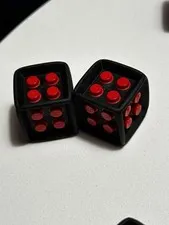 Lego Dice *set* 64776 NO TILES Dice Only - set of 2 dice, 4 sets available 
