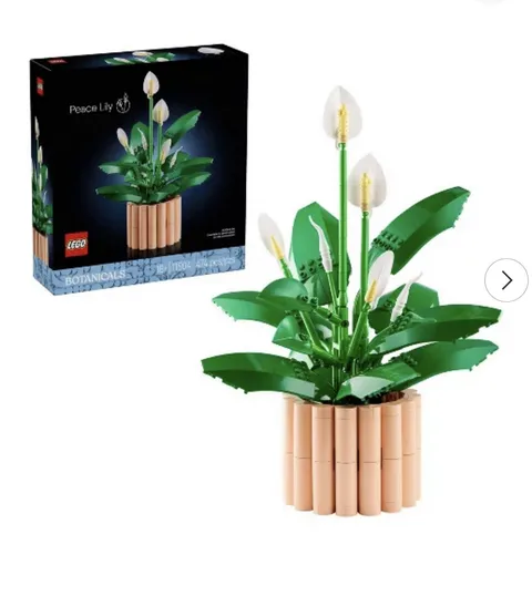 LEGO Botanicals Peace Lily Flower Building Set Adults Decor #11504
