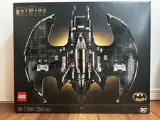 LEGO 76161 DC Batman 1989 Batwing Factory Sealed Unopened Retired Set Wall Mount