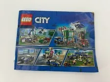 Lego City 60312 Police Vehicle Instructional Manual Only