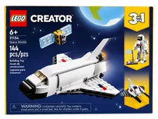 LEGO Creator Space Shuttle 3 in 1 Building Toy 144 Pcs 31134 Brand New