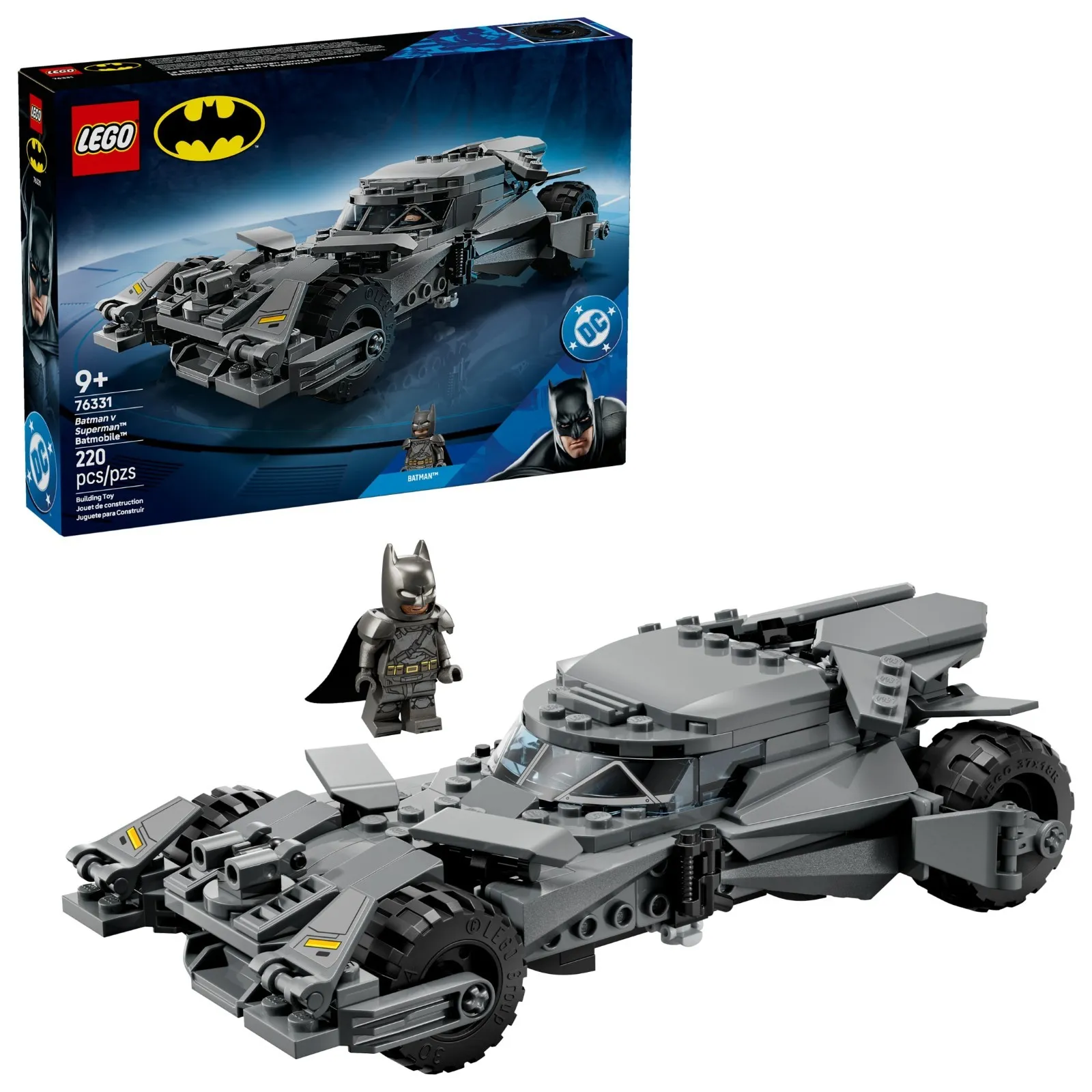 NEW - LEGO DC Batman: Batman v Superman Batmobile Building Blocks Set (76331)