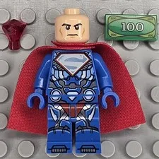 Lego DC Super Heroes Minifigure SH0519 Lex Luthor Superman Armor