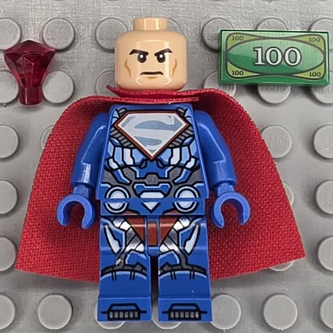 Lego DC Super Heroes Minifigure SH0519 Lex Luthor Superman Armor
