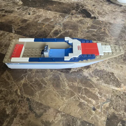 LEGO CITY: Diving Yacht (60221) Retired Set Boat Hull Only MOC Fodder Incomplete