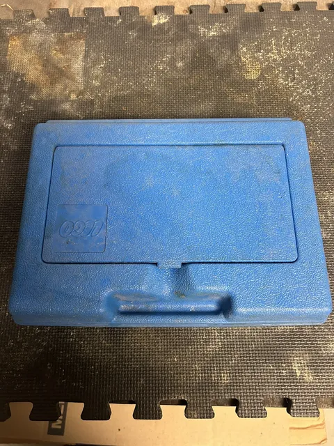 LEGO Vintage Blue Plastic Storage Box Container Carrying Case for Legos 1983