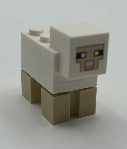 Lego Minecraft Sheep 21159 White Minecraft Minifigure