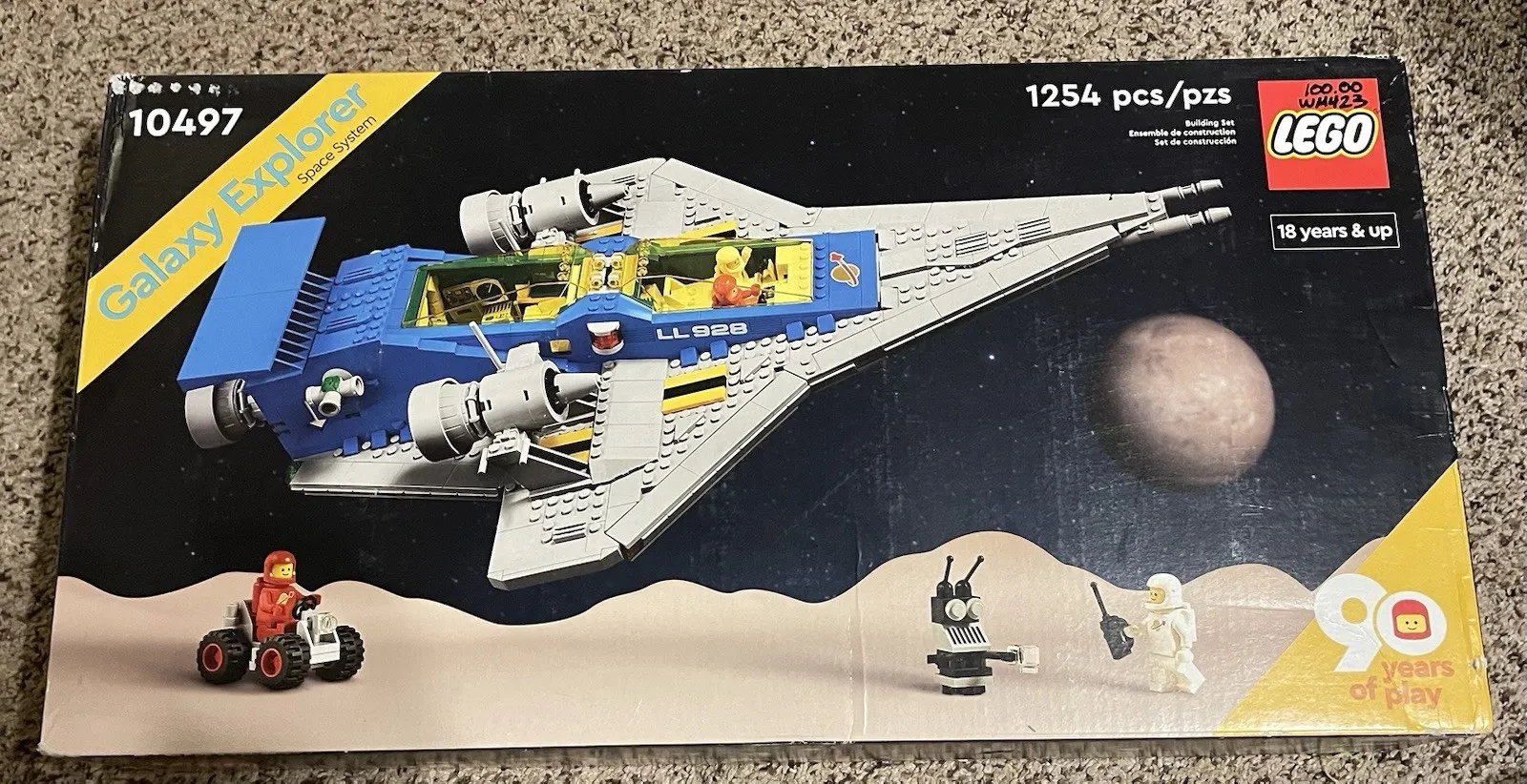 LEGO Galaxy Explorer Space System 10497 1254 Piece Set New Sealed Box not mint 