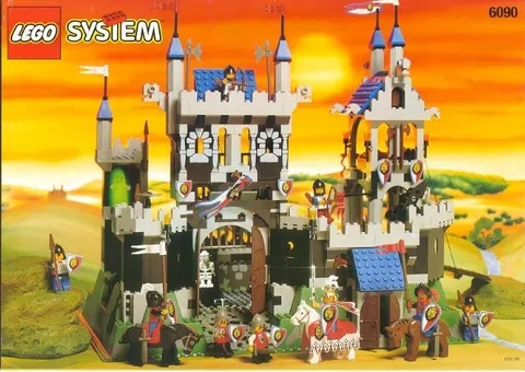LEGO Royal Knight’s Castle (6090) + Additional Castle Section from Set 1843