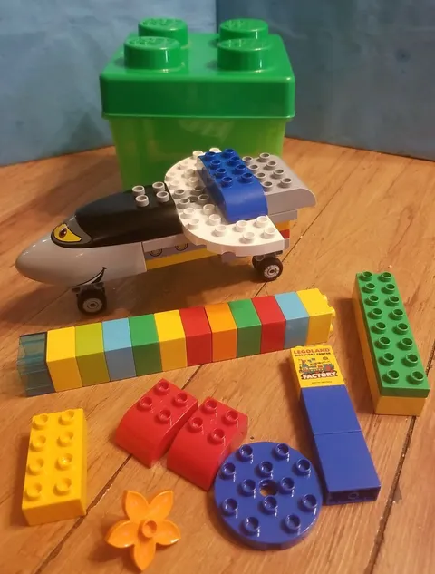 37 pcs Lego Duplo with Storage Container
