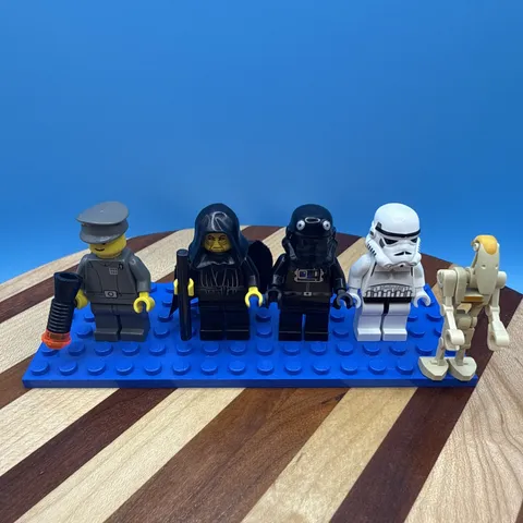 LEGO Star Wars (Lot 5) Imperial Officer Pilot  Palpatine Stormtrooper droid Vtg 