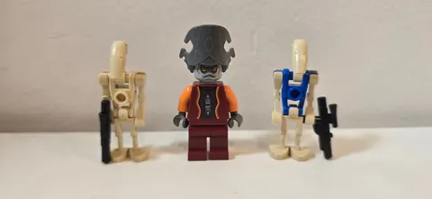 2009 Lego Separatist Shuttle - Nute Gunray sw0242 Minifig - Complete + Extras