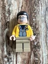Lego Jurassic Park Dennis Nedry Minifigure JW106 76958 Dilophosaurus Ambush