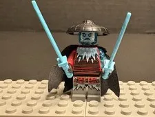 Lego Minifigure Ninjago Blizzard Sword Master + Cape 70676 70678 njo0525