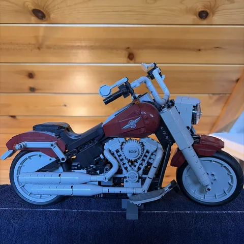 LEGO HARLEY CREATOR: Harley-Davidson Fat Boy (10269) Building Set Used