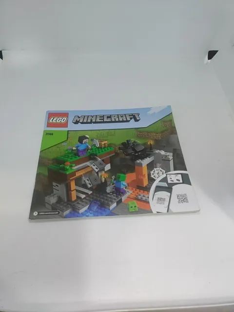 LEGO® Minecraft™ 21166 The "Abandoned" Mine Instruction Manual Book 6352014