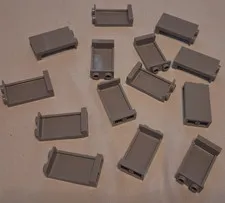 PN Lego Lot 14 Light Bluish Gray Panel 1 x 2 x 3 Side Support 87544 75159 10284