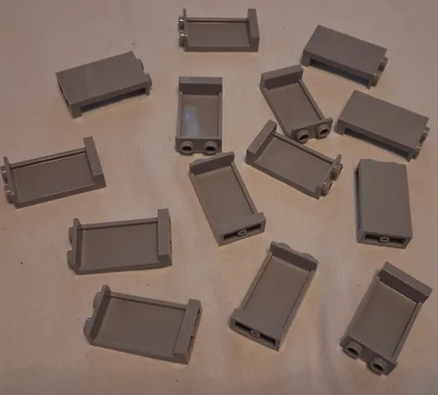PN Lego Lot 14 Light Bluish Gray Panel 1 x 2 x 3 Side Support 87544 75159 10284