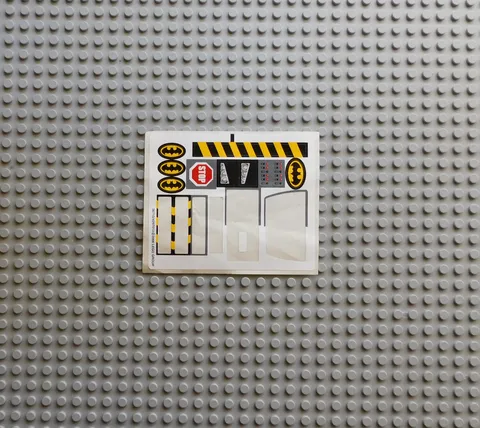 LEGO® 7781stk01 Set 7781 The Batmobile TwoFace Sticker Decal Incomplete 2