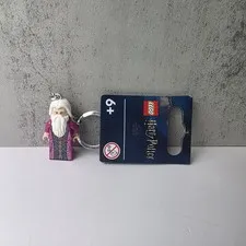 LEGO Harry Potter - 854198 Dumbledore Minifigure Keyring Keychain New On Card