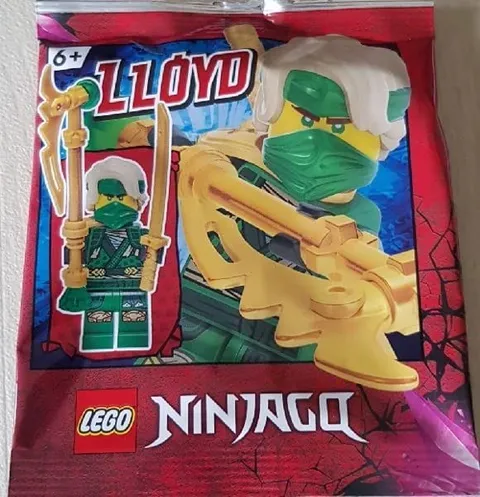 LEGO Ninjago Golden Dragon Lloyd #9 Minifigure Foil Pack Set 892292 (Bagged)