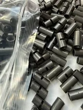 LEGO -NEW-#62462-PEARL DARK GREY-PIN CONNECTOR ROUND 2L W/ SLOT-20 PIECES