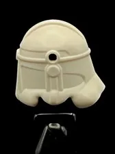 Lego Star Wars Clone Trooper Minifigure Short Shot Helmet Misprint Rare Error