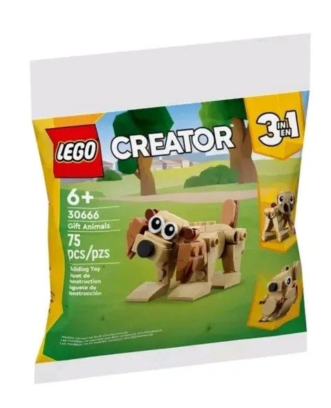 Lego Creator 3-in-1 Puppy Gift Animals 30666 Poly Bag Set New Sealed 2024