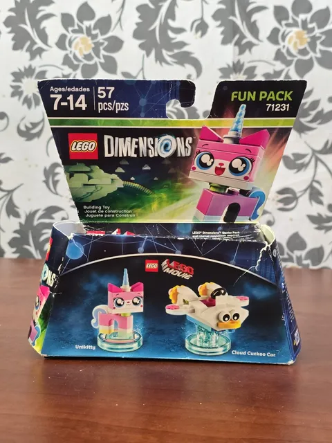 NEW LEGO DIMENSIONS THE LEGO MOVIE UNIKITTY FUN PACK - 71231 Box Dmg 
