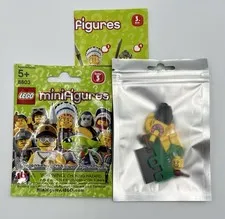 LEGO 8803 Minifigures Series 3 #14 Hula Dancer w/ Wrapper + Checklist 2011 NEW!