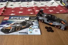 LEGO Speed Champions 75892 McLaren Senna 219pc Complete Set Manual No Box